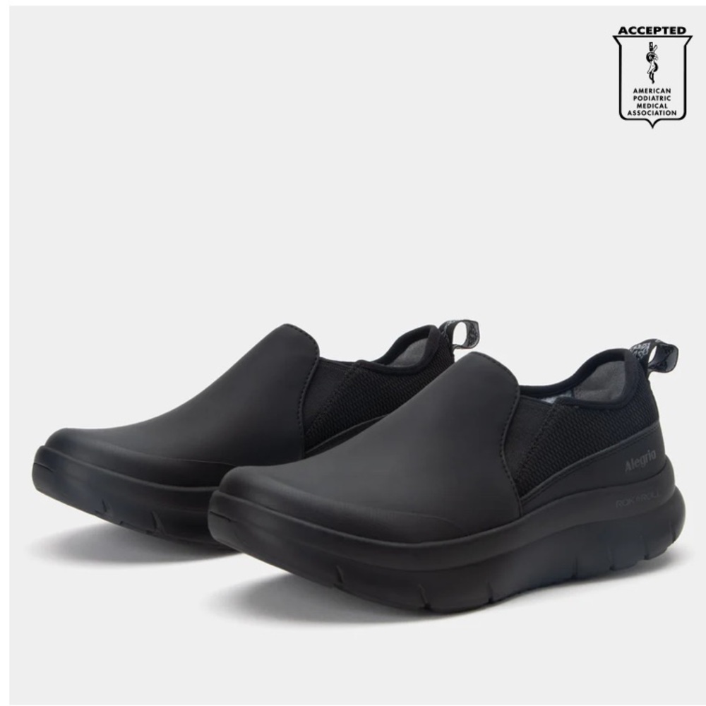 NIB Alegria Shift Lead Black Mesh Shoe Size 9